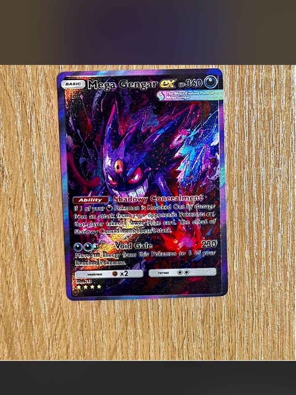 Mega Gengar EX full art custom